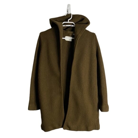 Wilfred Women's Cognac Acre Hooded Robe - Picture 1 of 9